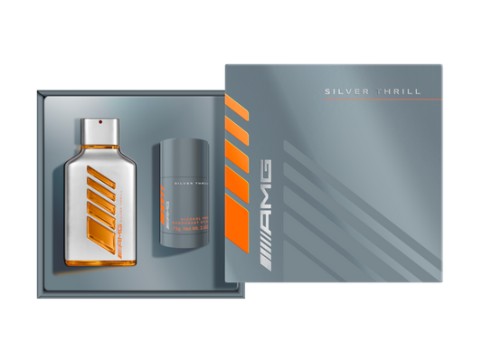 AMG Silver Thrill gift set, EdP