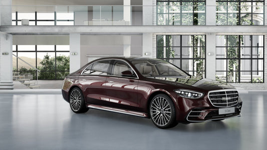 Mercedes-Benz S-Class S 450 4MATIC Saloon, long version - Manufaktur Paint Manufaktur Rubellite Red Metallic