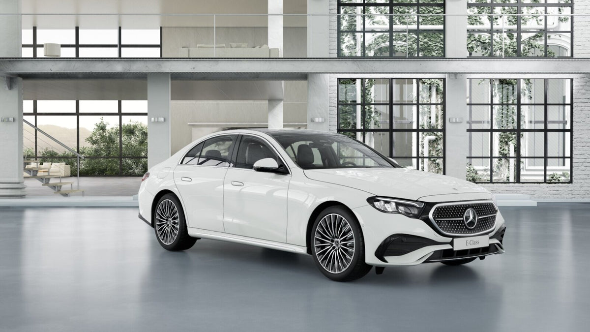 Mercedes-Benz E-Class E 200 Sedan - Solid Colour Polar White Non-metallic