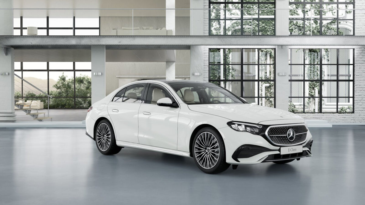 Mercedes-Benz E-Class E 200 Sedan - Solid Colour Polar White