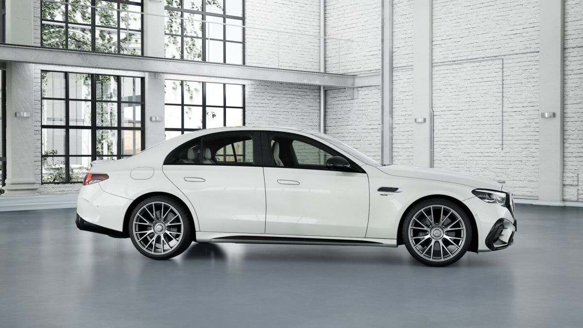 مرسيدس-بنز الفئة E مرسيدس-AMG E 53 هجين 4MATIC+ سيدان — أبيض أوبالايت لامع (مانوفاكتور) (رقم المخزون 21304378)